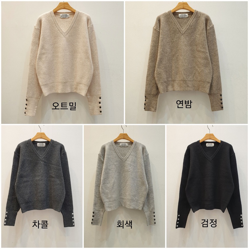 BLACK NOTE東大門㊣代購女士新款人氣職業推薦25秋冬針織衫BLACK NOTE針織衫