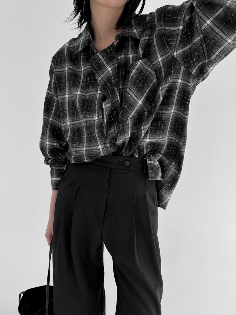 YIKHO STYLE東大門㊣實拍女裝新款時尚人氣襯衫蕾絲衫圍巾YIKHO STYLE襯衫/蕾絲衫