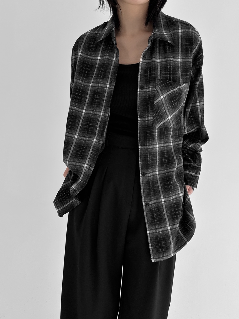 YIKHO STYLE東大門㊣實拍女裝新款時尚人氣襯衫蕾絲衫圍巾YIKHO STYLE襯衫/蕾絲衫