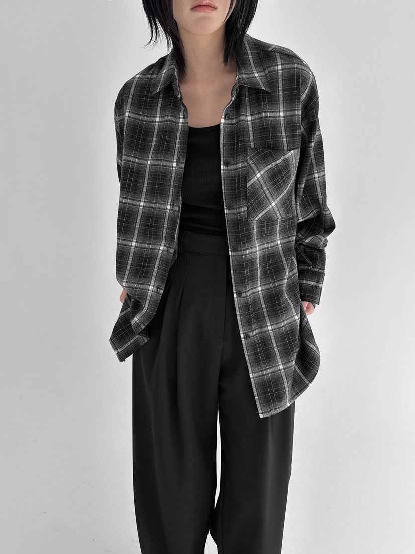 YIKHO STYLE東大門㊣實拍女裝新款時尚人氣襯衫蕾絲衫圍巾YIKHO STYLE襯衫/蕾絲衫