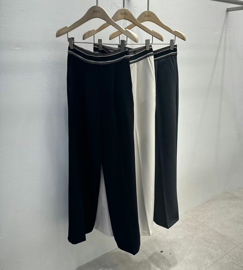 SOUIT東大門㊣實拍女裝新品25秋冬職業推薦真品時尚休閑休閑褲SOUIT by mabel-L休閑褲