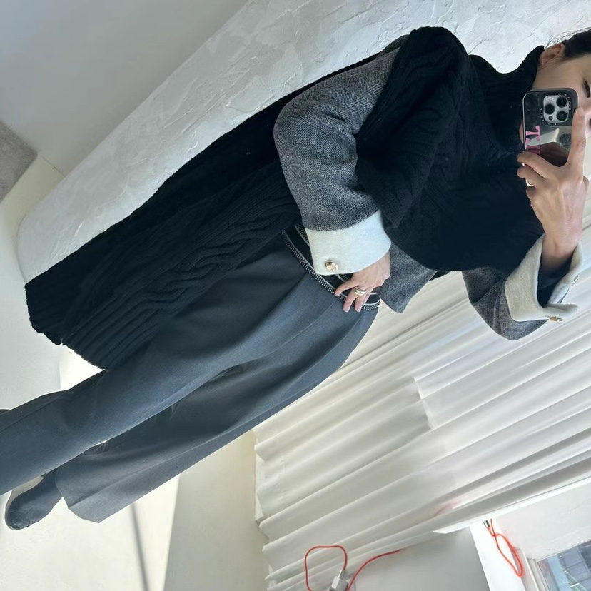 SOUIT東大門㊣實拍女裝新品25秋冬職業推薦真品時尚休閑休閑褲SOUIT by mabel-L休閑褲