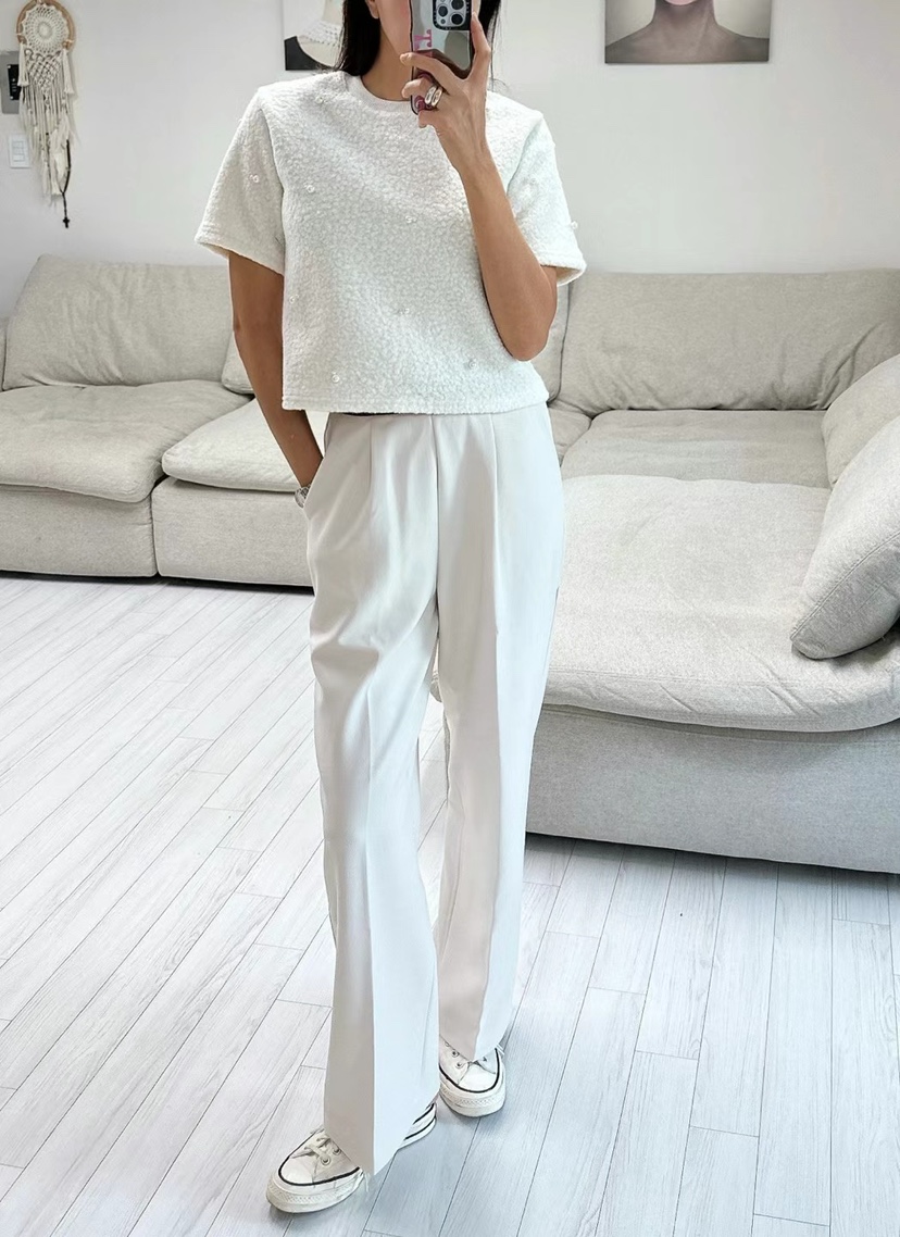 SOUIT東大門㊣實拍女裝新品25秋冬職業推薦真品時尚休閑休閑褲SOUIT by mabel-L休閑褲