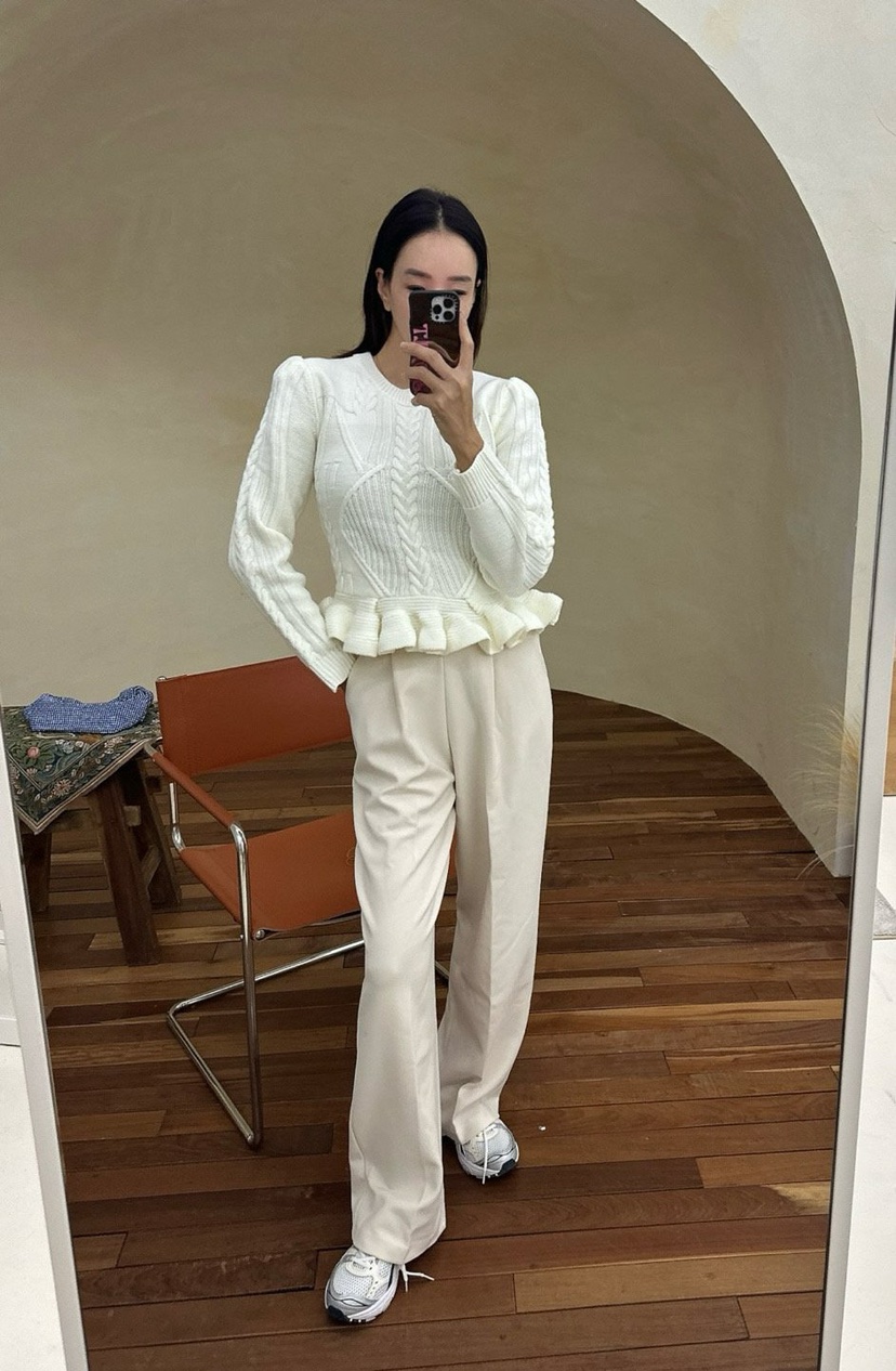 SOUIT東大門㊣實拍女裝新品25秋冬職業推薦真品時尚休閑休閑褲SOUIT by mabel-L休閑褲