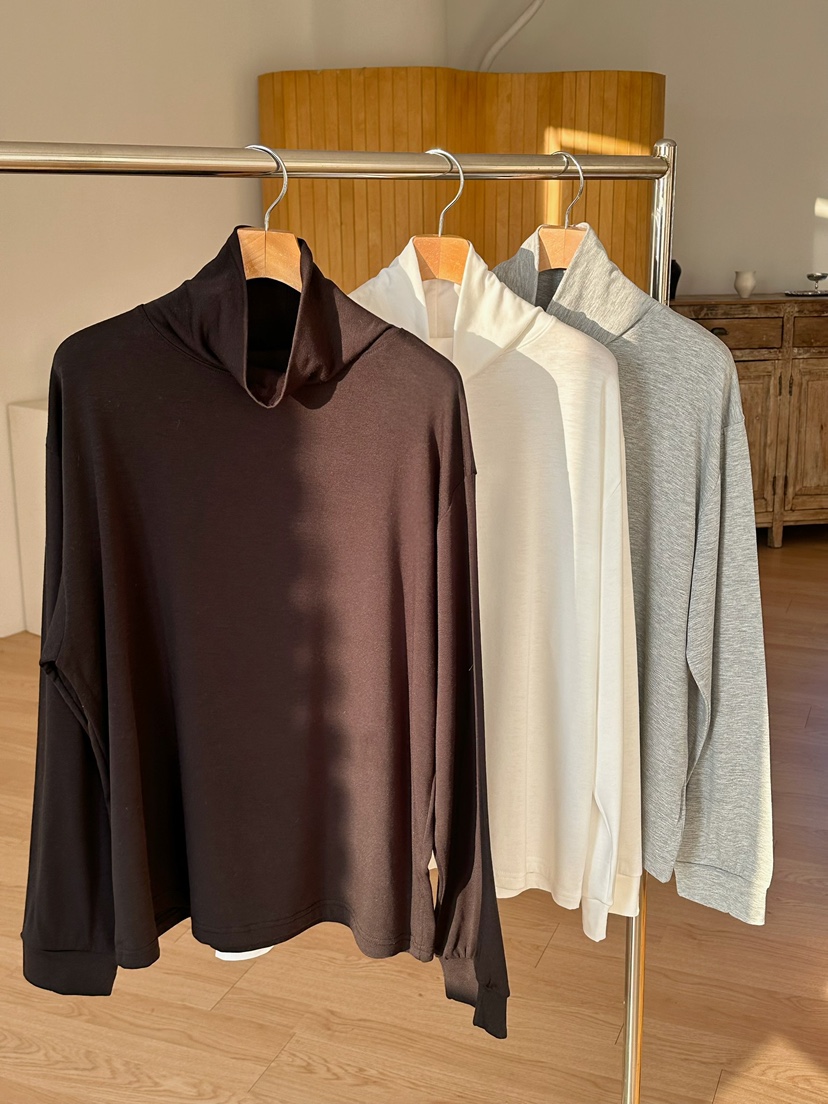 BYRING東大門㊣直郵女裝新品時尚熱賣推薦職業人氣休閑長袖T恤BYRING長袖T恤圖色2左二色