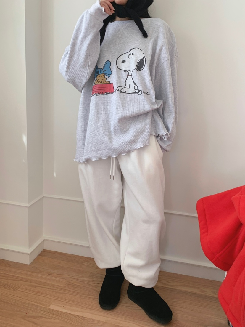 TOLL東大門㊣直郵女士新品人氣職業休閑時尚25秋冬長袖T恤史努比TOLL長袖T恤