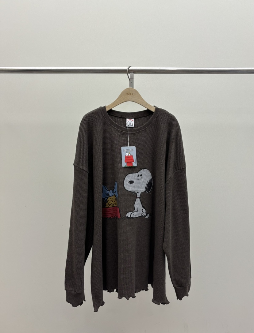 TOLL東大門㊣直郵女士新品人氣職業休閑時尚25秋冬長袖T恤史努比TOLL長袖T恤圖色3