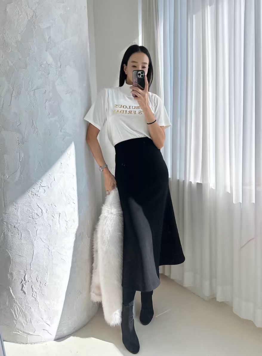 SOUIT東大門㊣實拍女士新款職業熱賣真品時尚25秋冬人氣長裙SOUIT by mabel-L長裙