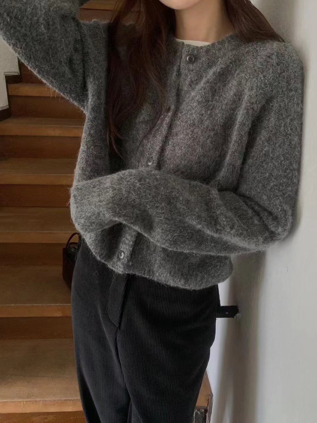 PROPER 프로퍼東大門㊣直郵女裝新品25秋冬休閑職業針織衫PROPER 프로퍼針織衫