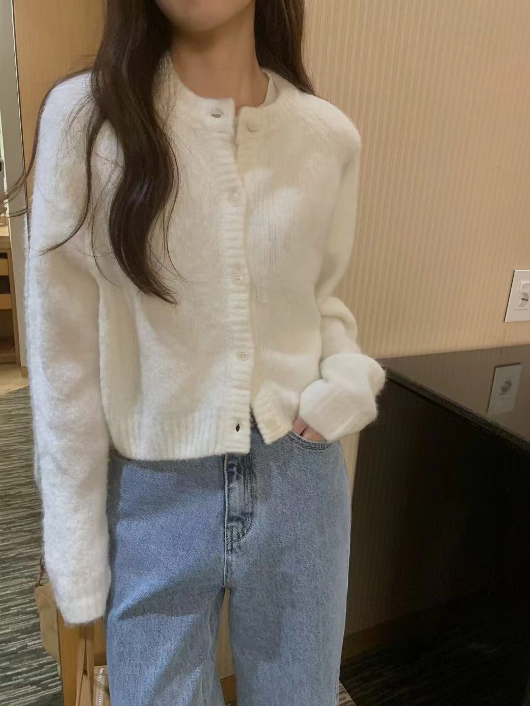 PROPER 프로퍼東大門㊣直郵女裝新品25秋冬休閑職業針織衫PROPER 프로퍼針織衫圖色1