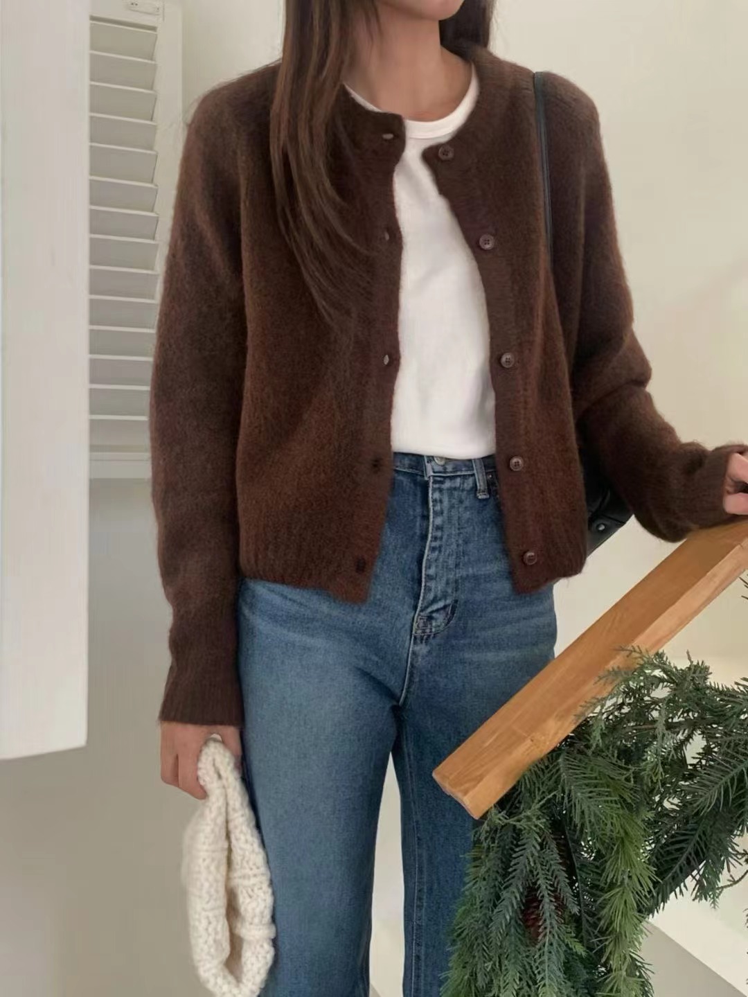 PROPER 프로퍼東大門㊣直郵女裝新品25秋冬休閑職業針織衫PROPER 프로퍼針織衫圖色4