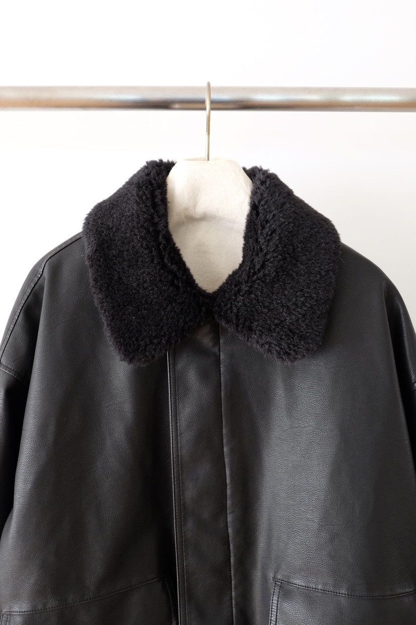 SORBET東大門㊣直郵女士新款25秋冬熱賣休閑推薦職業時尚皮衣SORBET/flat white皮衣