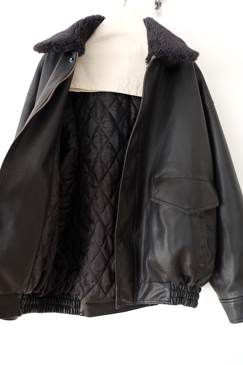 SORBET東大門㊣直郵女士新款25秋冬熱賣休閑推薦職業時尚皮衣SORBET/flat white皮衣