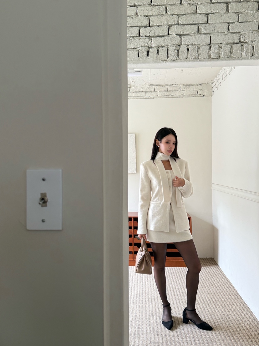 FOUREIGHT東大門㊣實拍女士新品時尚推薦25秋冬熱賣夾克含脖帶FOUR EIGHT夾克