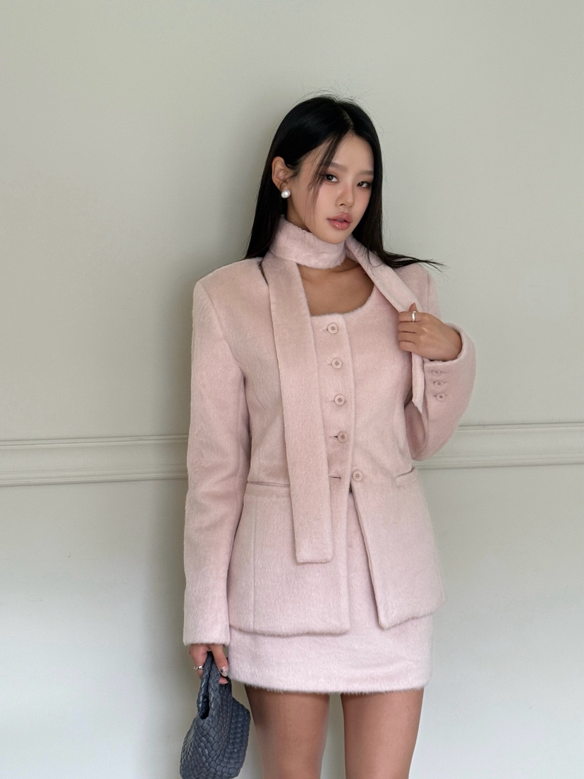 FOUREIGHT東大門㊣實拍女士新品時尚推薦25秋冬熱賣夾克含脖帶FOUR EIGHT夾克