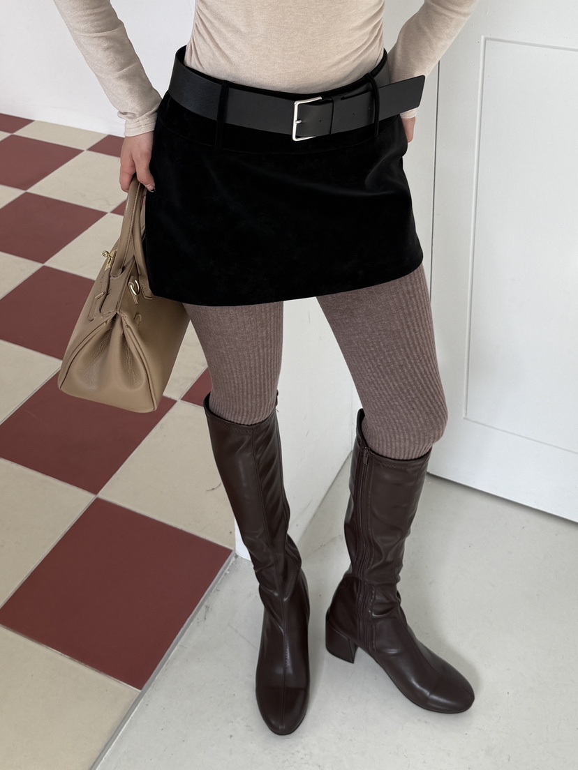 FOUREIGHT韓國直郵㊣女士新款熱賣職業推薦休閑短裙不含腰帶FOUR EIGHT短裙