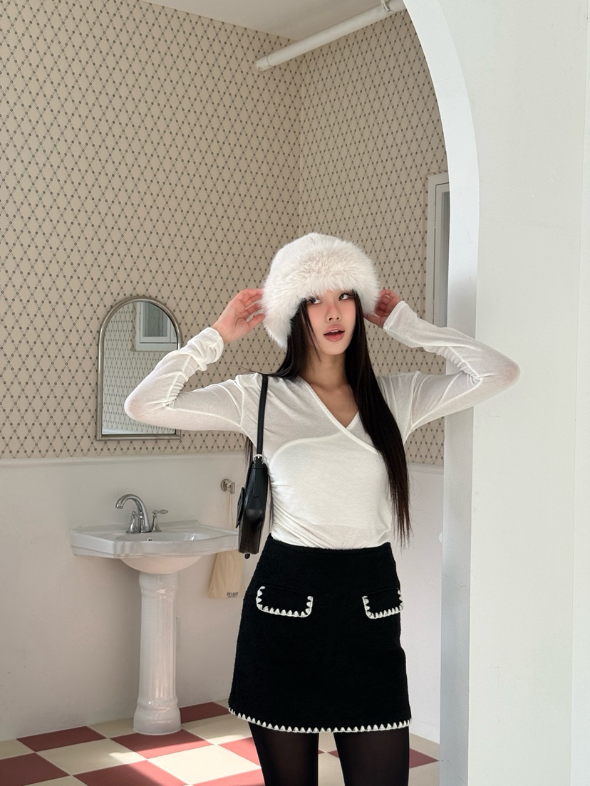 FOUREIGHT韓國直郵㊣女士新款休閑人氣熱賣時尚推薦長袖T恤FOUR EIGHT長袖T恤