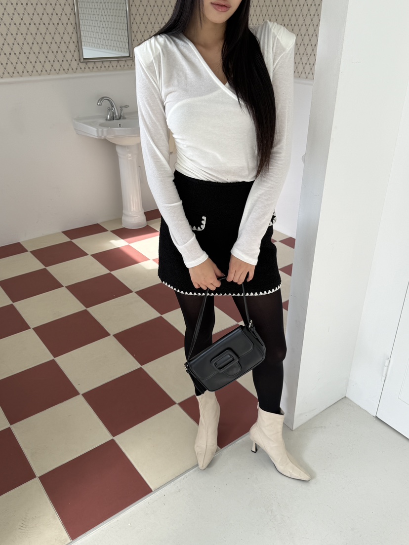 FOUREIGHT韓國直郵㊣女士新款休閑人氣熱賣時尚推薦長袖T恤FOUR EIGHT長袖T恤