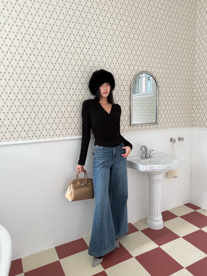 FOUREIGHT韓國直郵㊣女士新款休閑人氣熱賣時尚推薦長袖T恤FOUR EIGHT長袖T恤