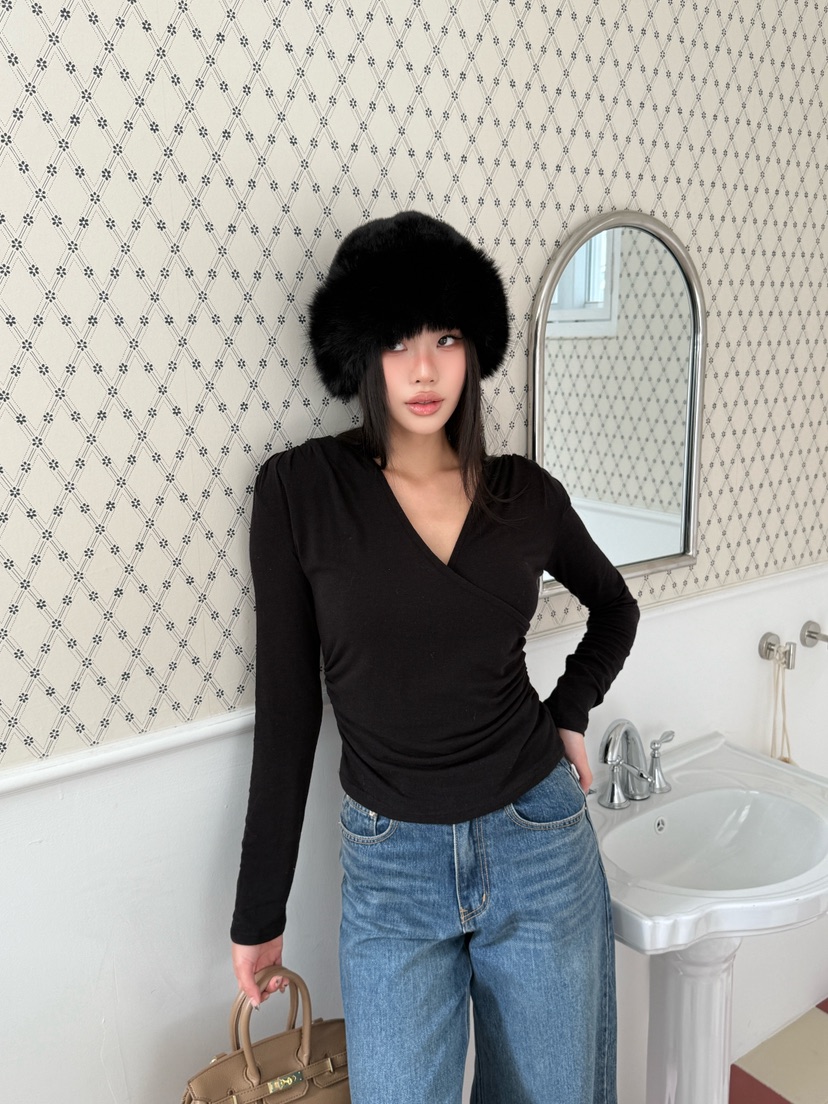 FOUREIGHT韓國直郵㊣女士新款休閑人氣熱賣時尚推薦長袖T恤FOUR EIGHT長袖T恤