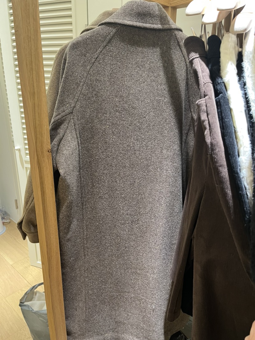 TIZZI韓國代購㊣女士新款推薦休閑25秋冬熱賣中長款大衣羊毛TIZZI中長款大衣