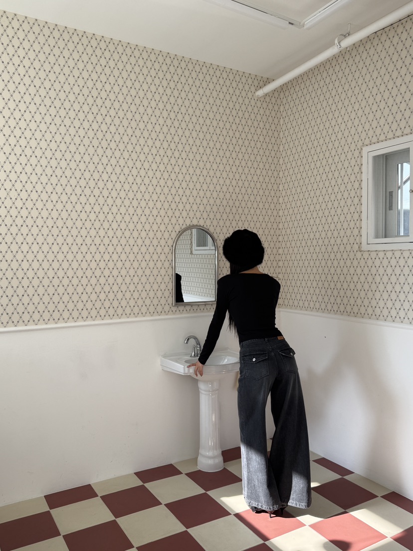 FOUREIGHT韓國直郵㊣女裝新款職業25秋冬休閑人氣推薦長袖T恤FOUR EIGHT長袖T恤