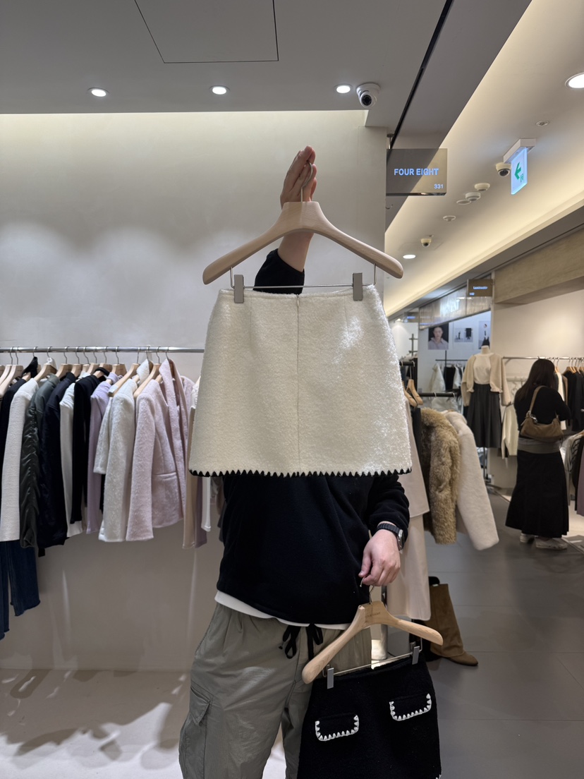 FOUREIGHT東大門㊣直郵女裝新品熱賣25秋冬人氣職業休閑短裙FOUR EIGHT短裙