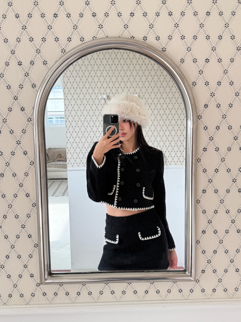 FOUREIGHT東大門㊣直郵女裝新品熱賣25秋冬人氣職業休閑短裙FOUR EIGHT短裙