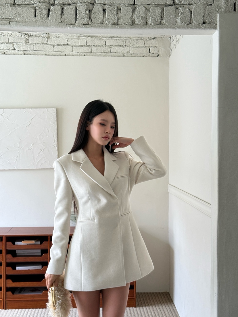 FOUREIGHT東大門㊣代購女士新款時尚推薦人氣職業連衣裙人字紋FOUR EIGHT連衣裙