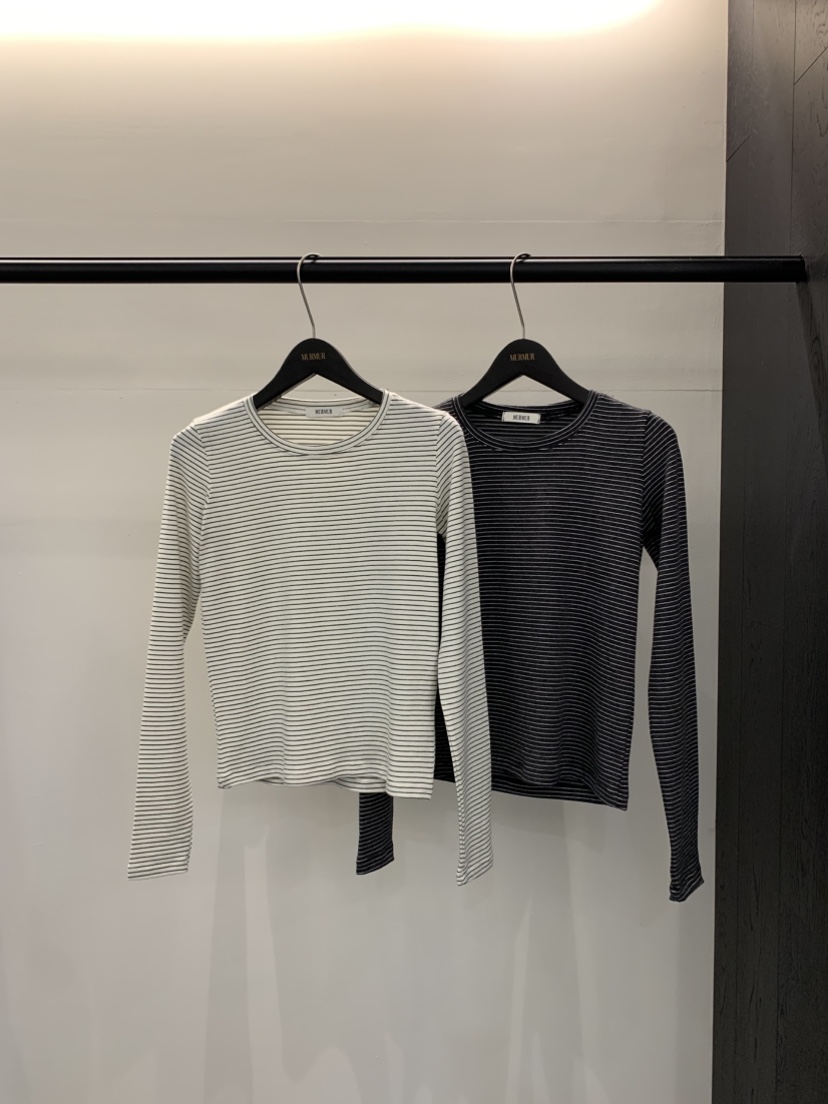 MURMUR韓國直郵㊣女士新款時尚推薦人氣休閑職業長袖T恤羊毛MURMUR長袖T恤