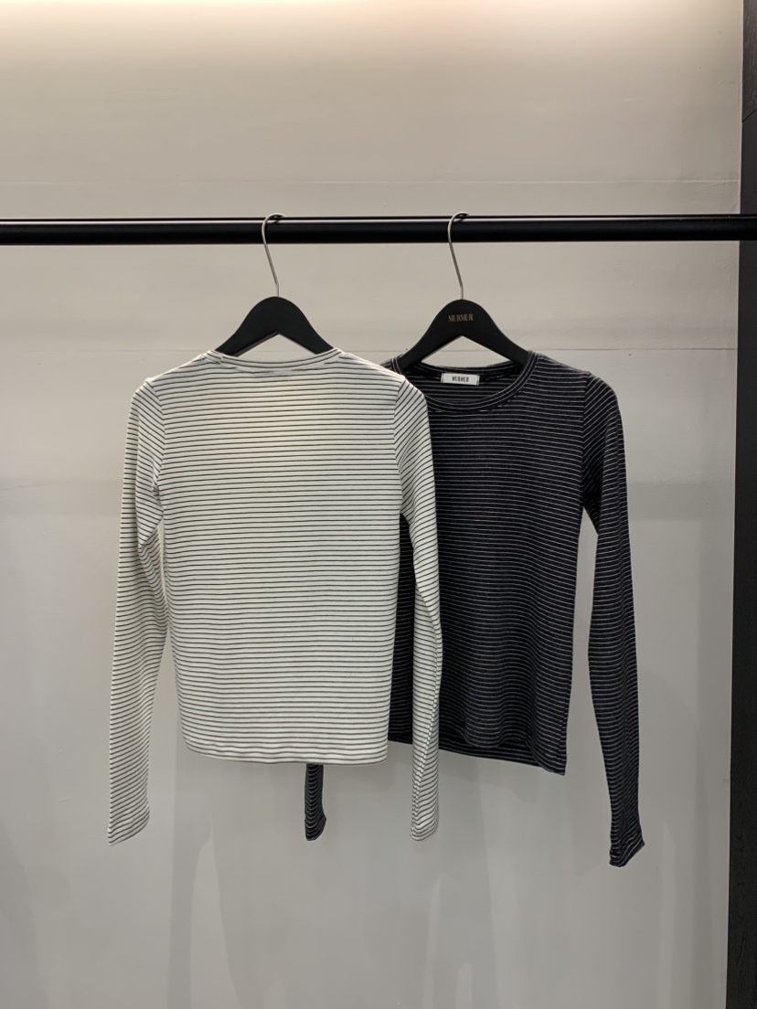 MURMUR韓國直郵㊣女士新款時尚推薦人氣休閑職業長袖T恤羊毛MURMUR長袖T恤