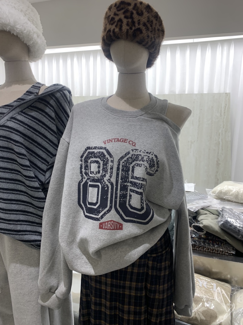 EYEL韓國代購㊣女裝新品25秋冬推薦職業時尚熱賣人氣衛衣加絨EYEL衛衣