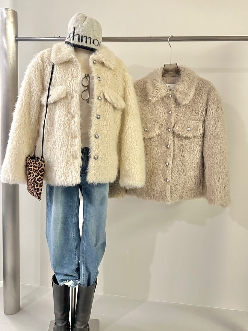 SEARE韓國代購㊣女士新款推薦熱賣人氣25秋冬時尚休閑短款大衣SEARE短款大衣