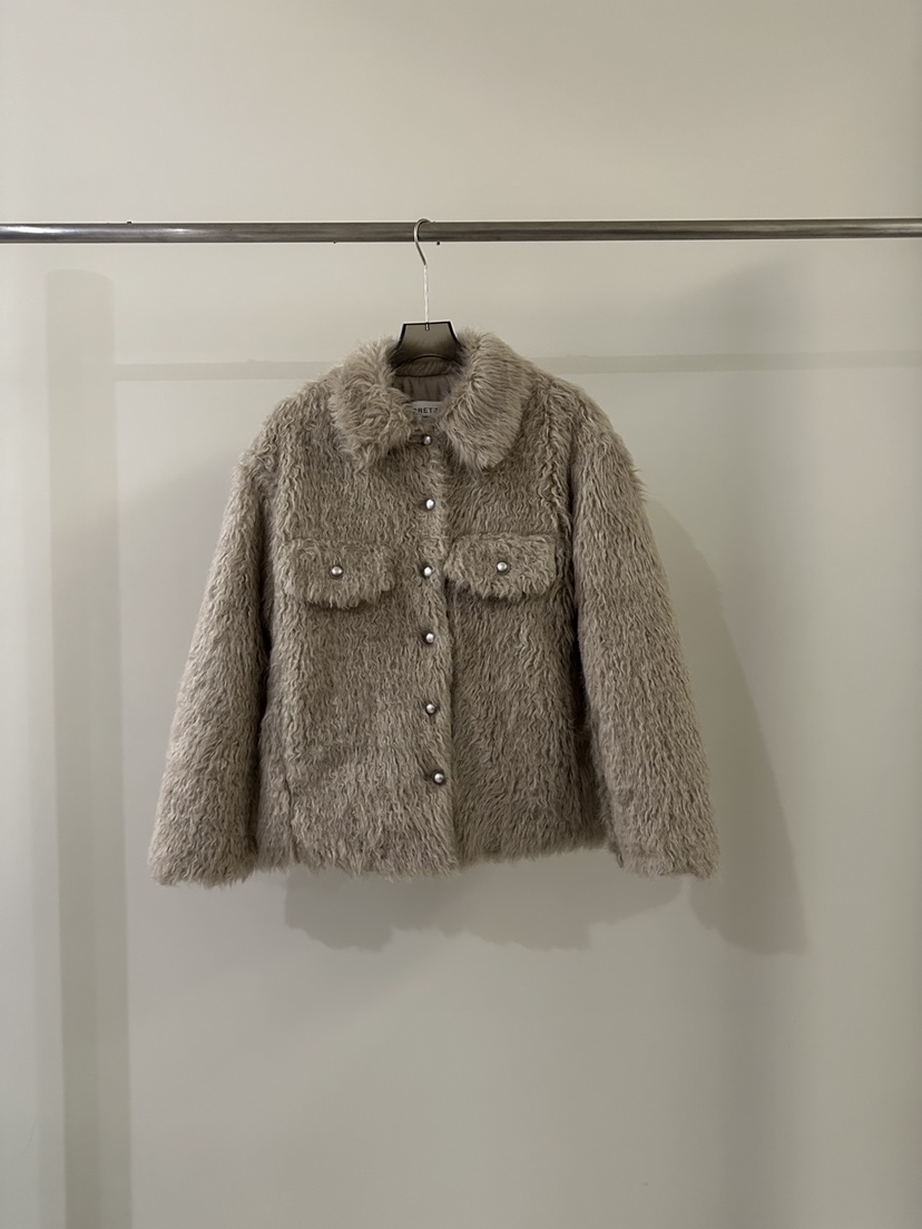 SEARE韓國代購㊣女士新款推薦熱賣人氣25秋冬時尚休閑短款大衣SEARE短款大衣圖色2