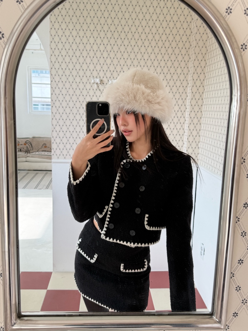 FOUREIGHT韓國代購㊣女裝新款25秋冬推薦時尚熱賣職業休閑夾克FOUR EIGHT夾克