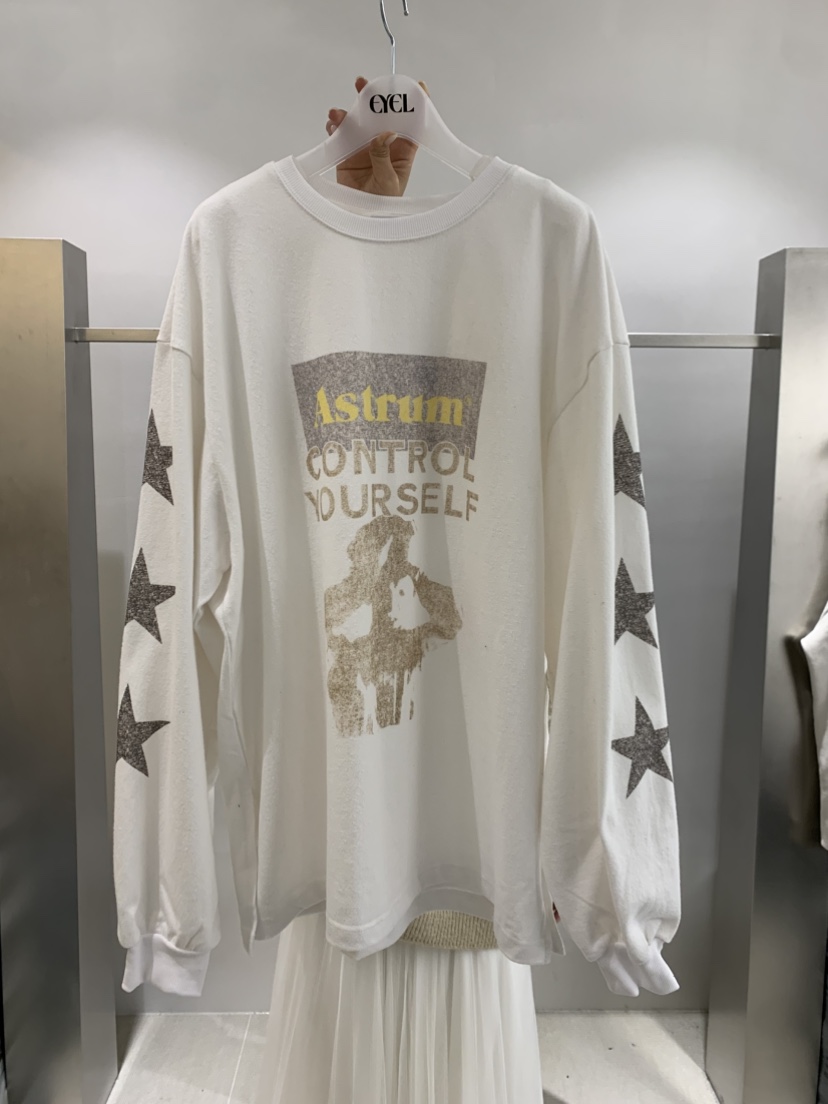 EYEL韓國直郵㊣女裝新品時尚職業25秋冬熱賣休閑人氣長袖T恤EYEL長袖T恤圖色1