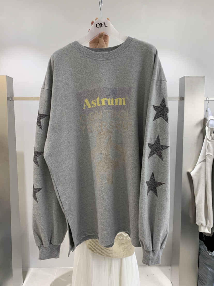 EYEL韓國直郵㊣女裝新品時尚職業25秋冬熱賣休閑人氣長袖T恤EYEL長袖T恤圖色2