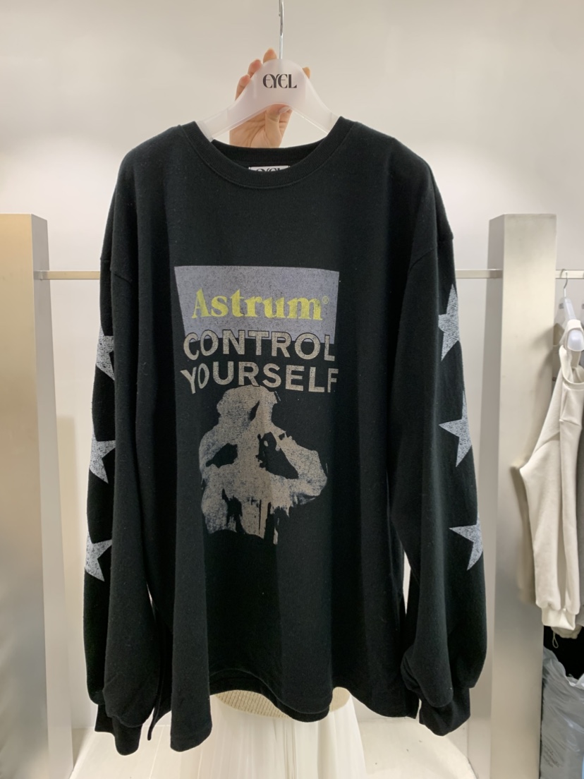 EYEL韓國直郵㊣女裝新品時尚職業25秋冬熱賣休閑人氣長袖T恤EYEL長袖T恤圖色3