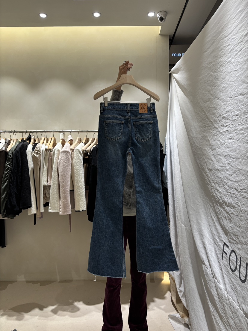 FOUREIGHT東大門㊣代購女裝新品25秋冬時尚人氣休閑熱賣牛仔褲FOUR EIGHT牛仔褲