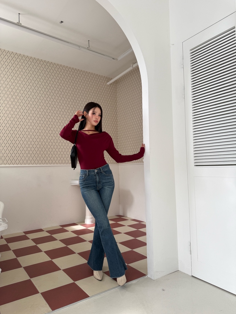 FOUREIGHT東大門㊣代購女裝新品25秋冬時尚人氣休閑熱賣牛仔褲FOUR EIGHT牛仔褲