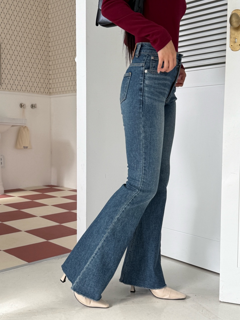 FOUREIGHT東大門㊣代購女裝新品25秋冬時尚人氣休閑熱賣牛仔褲FOUR EIGHT牛仔褲