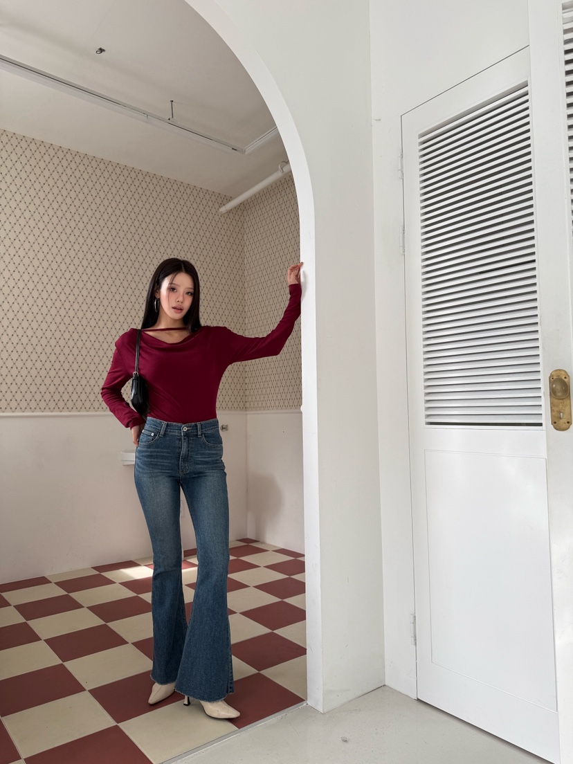 FOUREIGHT東大門㊣代購女裝新品25秋冬時尚人氣休閑熱賣牛仔褲FOUR EIGHT牛仔褲