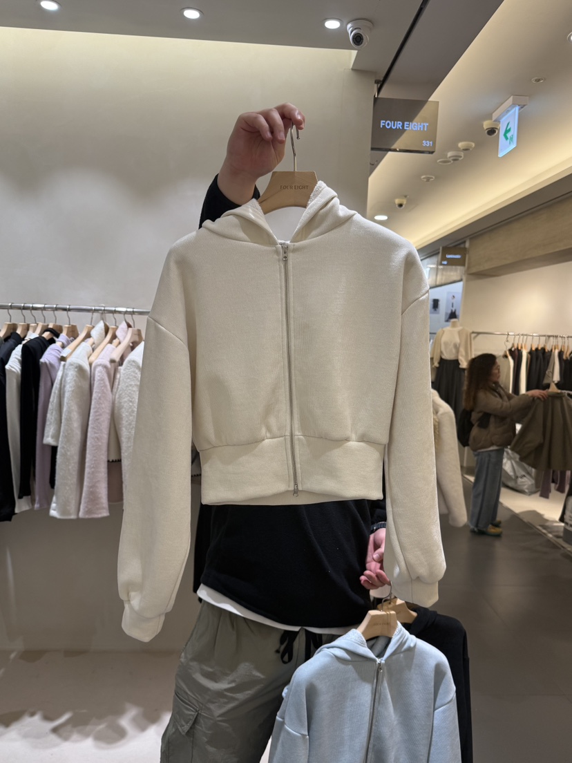 FOUREIGHT東大門㊣實拍女士新品推薦人氣25秋冬時尚休閑衛衣FOUR EIGHT衛衣圖色1