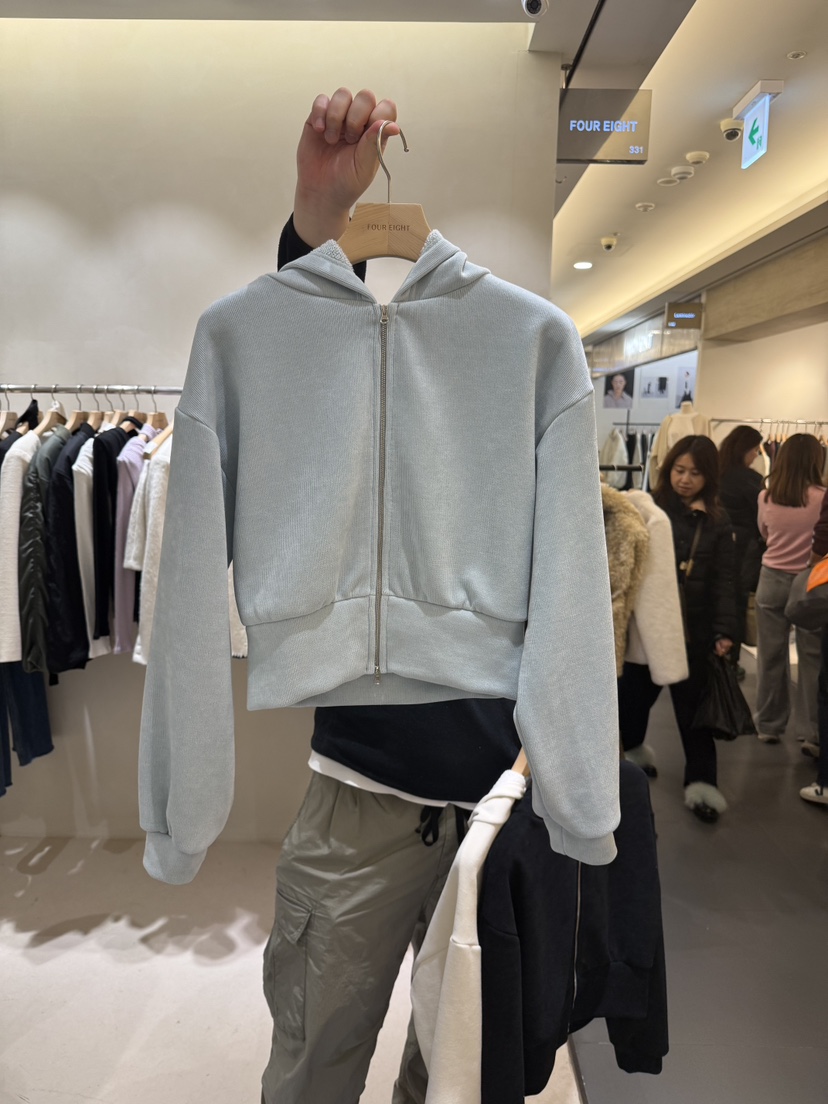 FOUREIGHT東大門㊣實拍女士新品推薦人氣25秋冬時尚休閑衛衣FOUR EIGHT衛衣圖色2