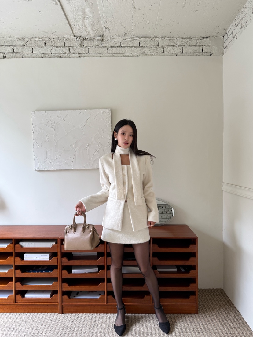 FOUREIGHT韓國代購㊣女士新品人氣時尚推薦25秋冬熱賣休閑短裙FOUR EIGHT短裙