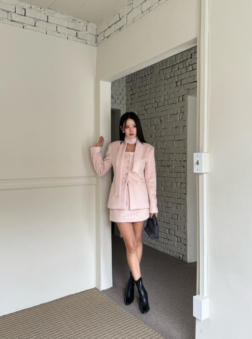 FOUREIGHT韓國代購㊣女士新品人氣時尚推薦25秋冬熱賣休閑短裙FOUR EIGHT短裙