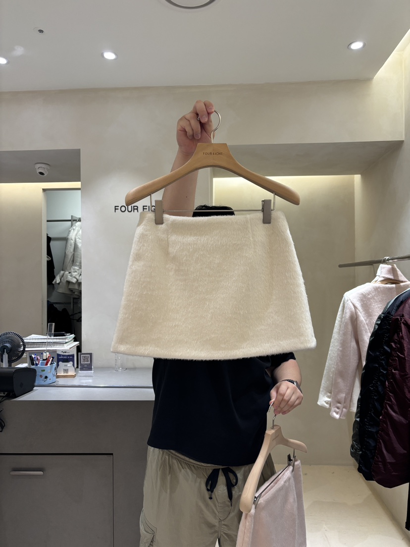 FOUREIGHT韓國代購㊣女士新品人氣時尚推薦25秋冬熱賣休閑短裙FOUR EIGHT短裙圖色1