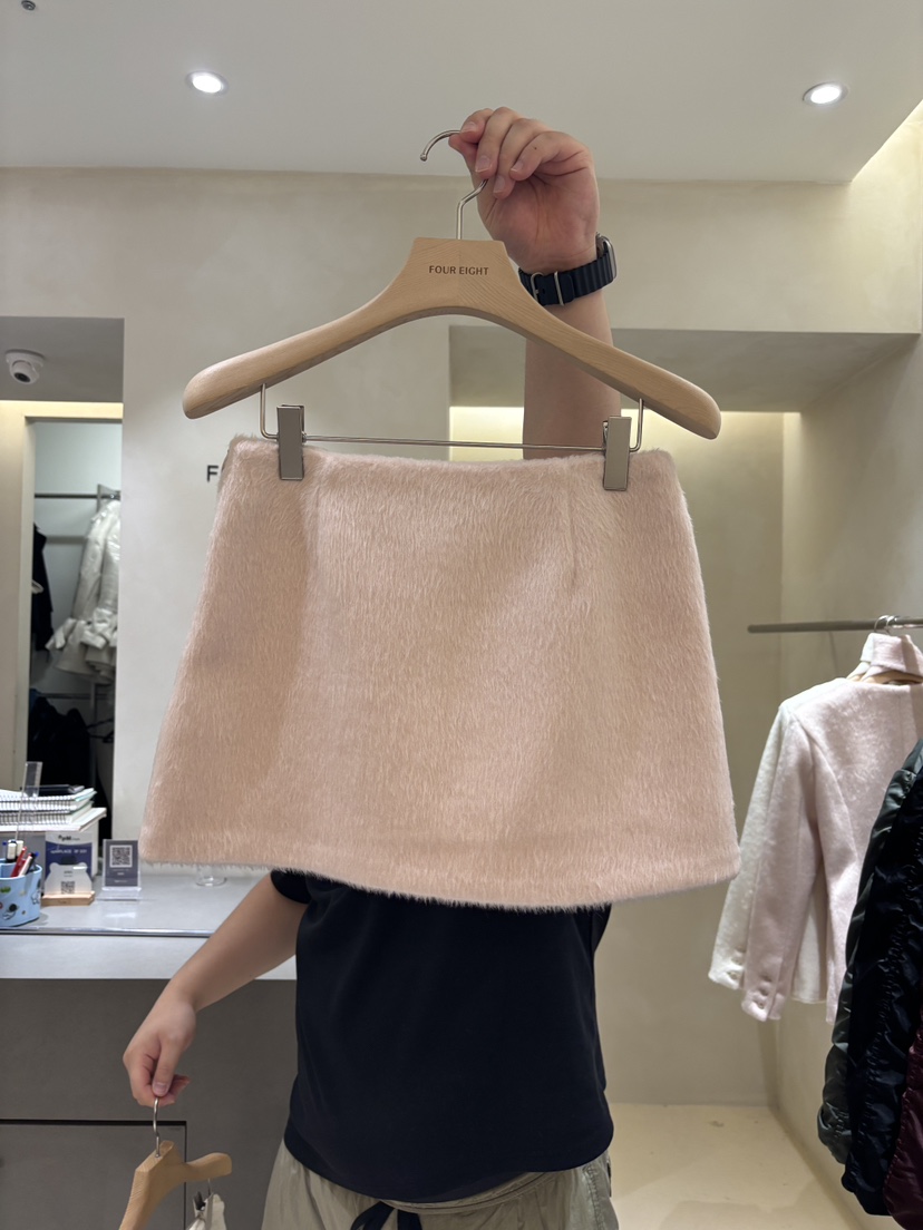 FOUREIGHT韓國代購㊣女士新品人氣時尚推薦25秋冬熱賣休閑短裙FOUR EIGHT短裙圖色2