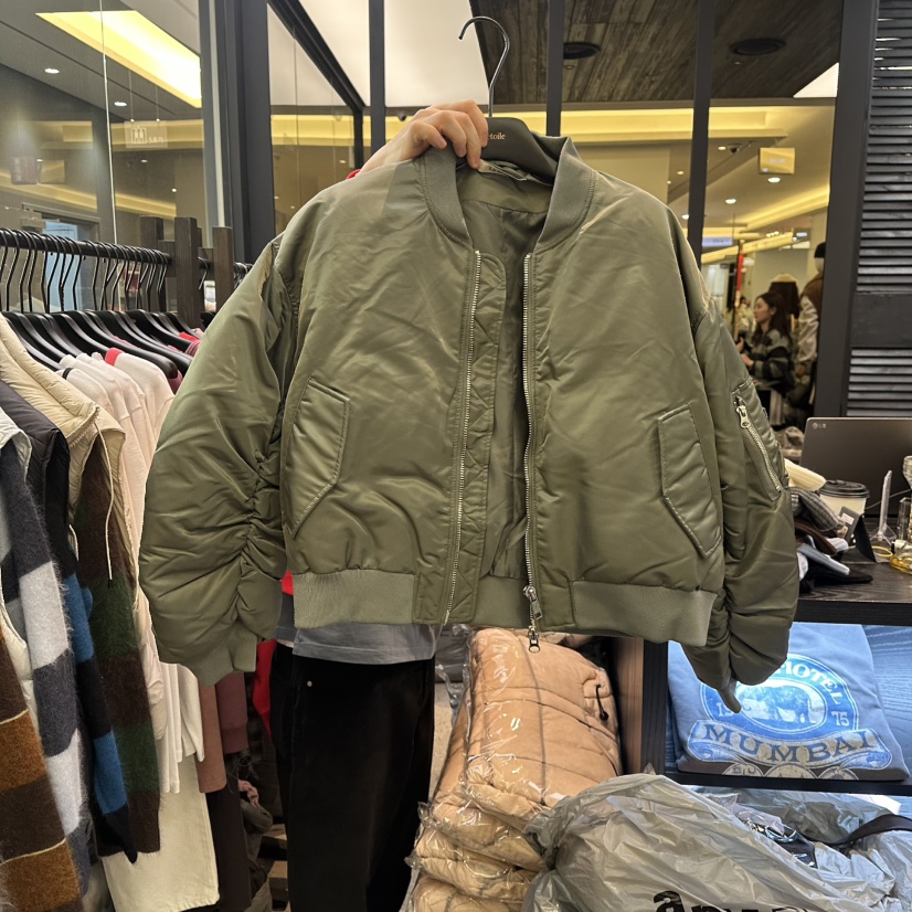 LE ETOILE韓國直郵㊣女士新品25秋冬推薦職業短款棉服鴨絨棉LE ETOILE短款棉服圖色1