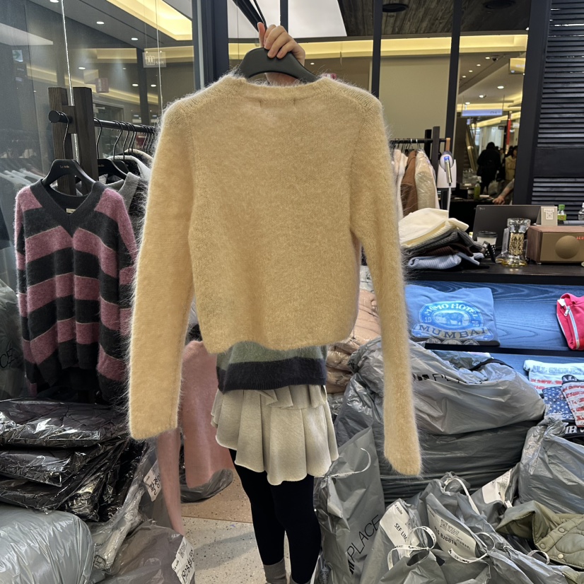 LE ETOILE韓國直郵㊣女士新款人氣25秋冬休閑推薦職業針織衫LE ETOILE針織衫